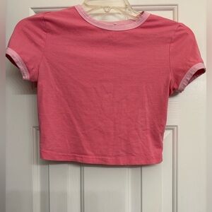 Assorted SHEIN short sleeve crop tops